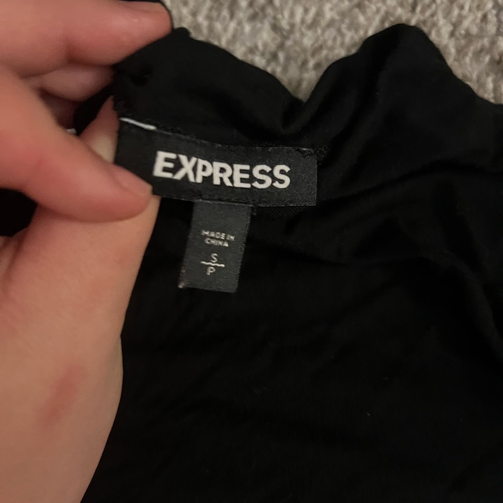 Express Elegant Black Blouse